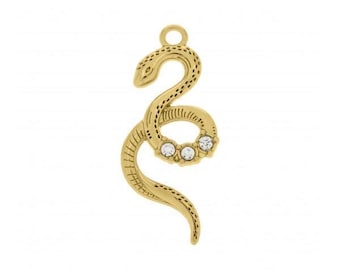 38mm Snake Charm | Jewelry Gifts Jewelry Gift Resort Jewelry | Galentine's Gift | Wholesale Jewelry | Boutique Jewelry | Coastal Jewelry