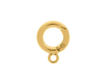 Fermoir rond 23 mm | Porte-breloques