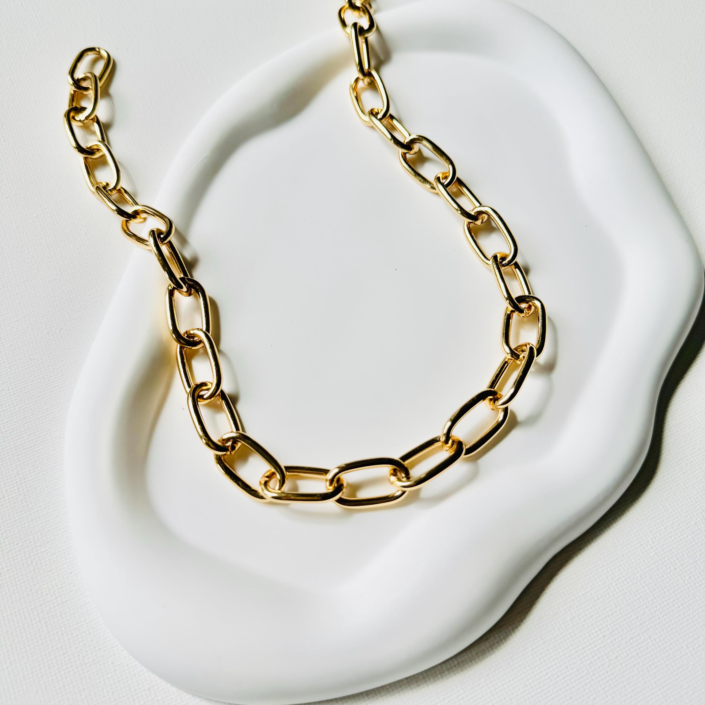 Chunky Gold Link Chain Necklace Statement Gold Chain Layering Necklaces Bold Chain for Womene Christmas Gift for Her - Etsy Chunky Gold Link Chain Necklace Statement Gold Chain Layering Necklaces Bold Chain for Womene Christmas Gift for Her - Etsy