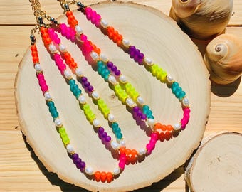 Colorful Beaded Necklace | Jewelry Gifts Jewelry Gift Resort Jewelry | Galentine's Gift | Wholesale Jewelry | Boutique Jewelry