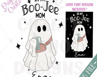 Boo-Jee Ghost Png•In My Boo-Jee Era•BooJee Mom Png•In my Mom Era•Boo-Jee Tumbler Png•Daisy Ghost Png•Trendy Ghost Halloween Design•Boojee