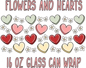 Valentine 16 Oz Glasdose Wrap PNG•Coquette Valentine Design•UVDTF Tasse Wraps•Valentinstag Doodle PNG•Valentinstag Tumbler Verpackung PNG•Girly Valentine