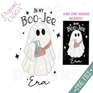 Boo-Jee Ghost Png In mijn Boo-Jee-tijdperk Boo-Jee Tumbler Png Daisy Ghost Png Bloemen Ghost Png Trendy Ghost Halloween-ontwerp Ghost Tumbler Png