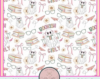 SEAMLESS Bookish Girly Png•Ghost With Book Png•Hot Girls Read•Smutty Book Club•Bookish Era Png•Bookworm Png•Book Reader Png•Book Lover Png