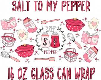 Valentine 16 Oz Glasdose Wrap PNG•Coquette Valentine Design•UVDTF Tasse Wraps•Valentinstag Doodle PNG•Valentinstag Tumbler Verpackung PNG•Girly Valentine