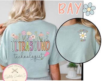 Personalized Ultrasound Technologist Shirt•Sonographer T-shirt•Ultrasound Graduation Gift•RDMS Shirt•Registered Sonographer•Ultrasound Tech