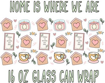 Valentine 16 Oz Glasdosenverpackung PNG•Trendige Glasdosen Designs•UVDTF Tassenverpackungen•Valentinstag Gekritzel PNG•Girly Valentine
