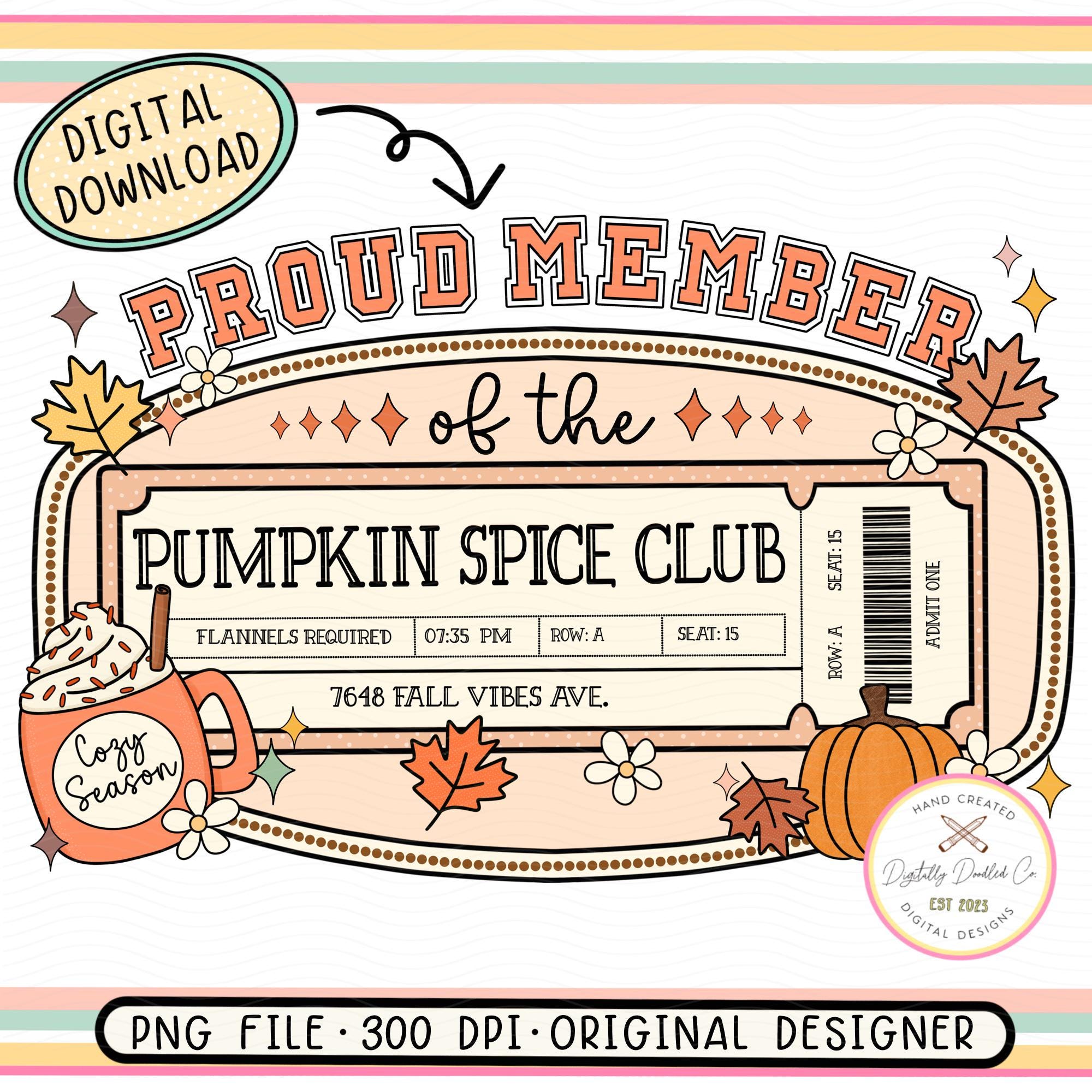 Pumpkin Spice PNG•Bookish Girly PNG•Sweater Weather PNG•Autumn Girly Png•Fall Sublimation•Cozy Season Png•First Day Of Fall•Fall Doodles Png