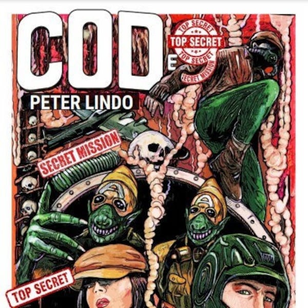 CODe 9 Antidote Digital Comics Graphic Novel Old Style Hand Drown 2023 Comic Book Superhero