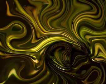 striking abstract image in green for instant download