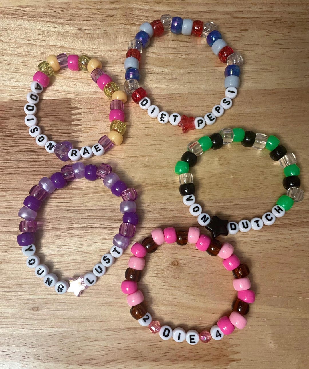 Addison Rae Album Friendship Bracelets Pack, Mystery or Personalized ...