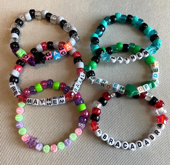 Lady Gaga the Mayhem Ball Tour Friendship Bracelets Pack, Mystery