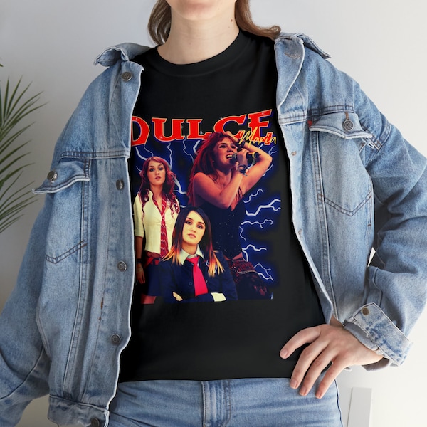 Dulce Maria RBD Rebelde Mexico Soy Rebelde Tour 2023 Roberta Pardo Unisex Heavy Cotton Vintage Style Tee Shirt