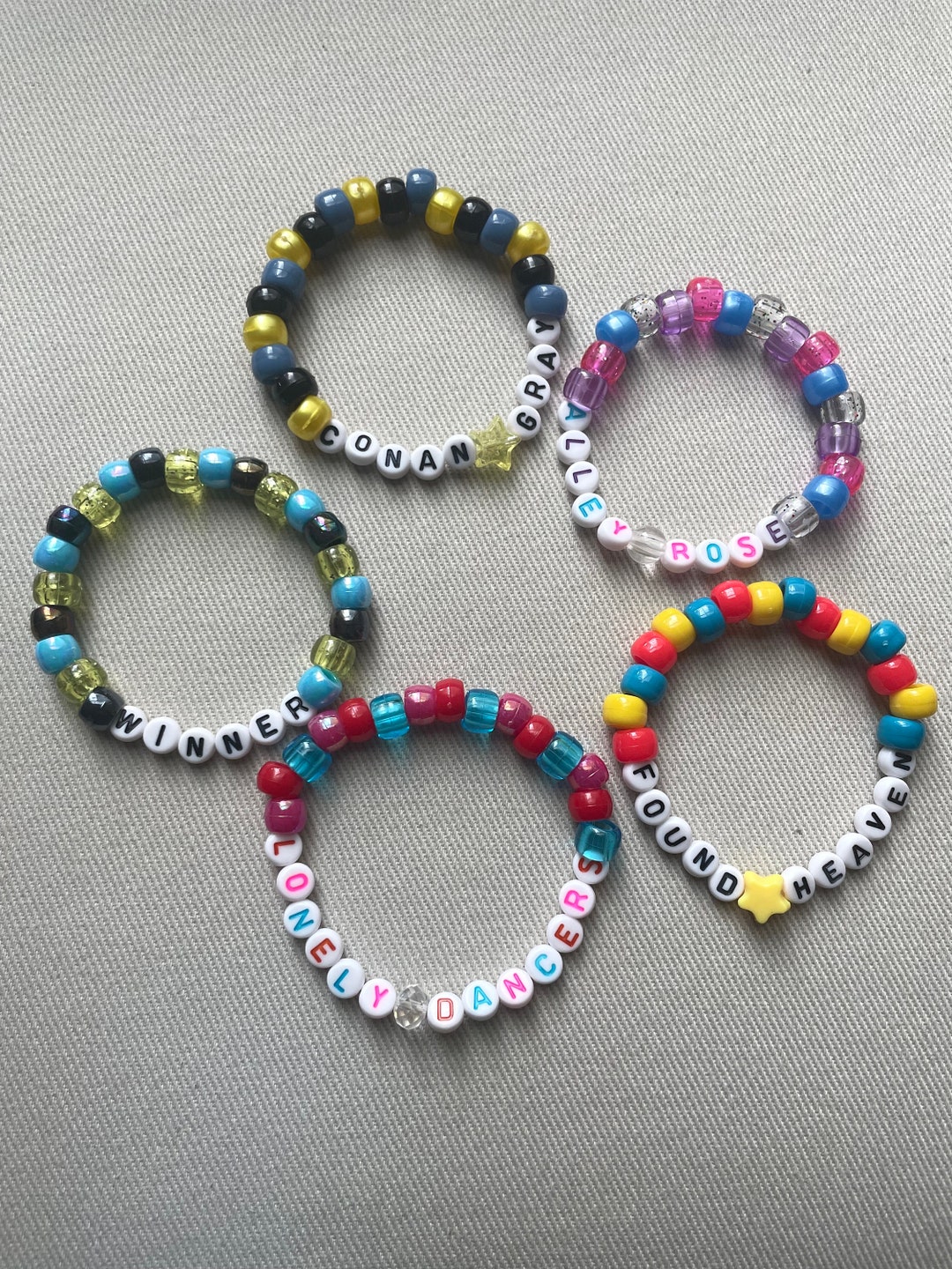 Anna Silver Friendship Bracelet In Gray Illusion