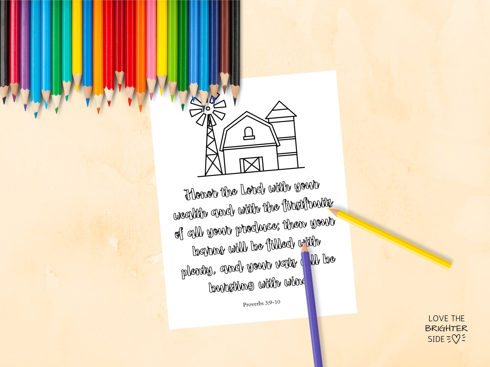 Printable Fall Bible Verse Coloring Pages Set - Etsy