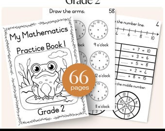 My Big Mathematics Practice Book Grade 2 CAPS-Aligned | Editable | South Africa | Reseller Rights