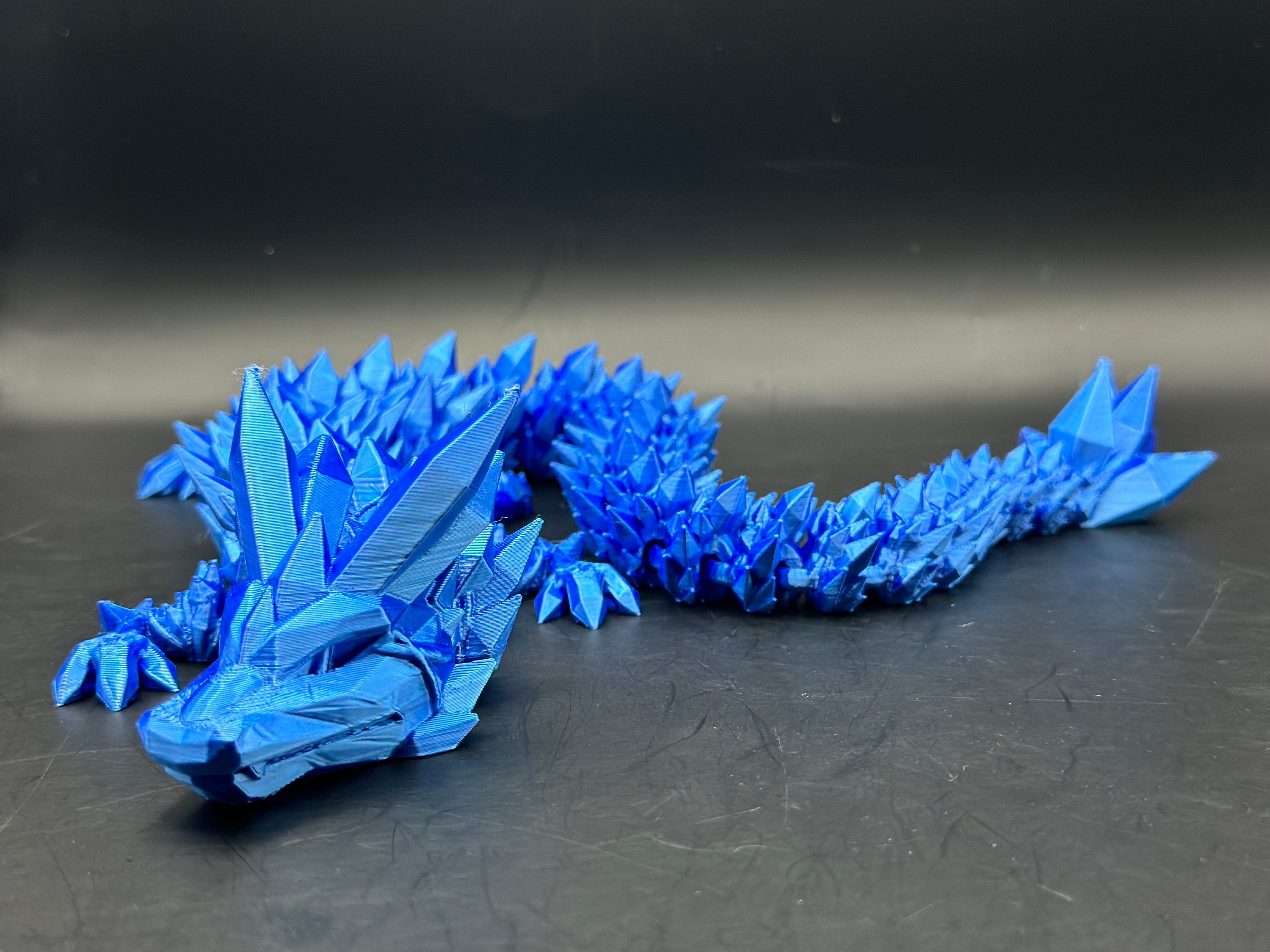 LARGE DRAGONS - Articulated Fiddle Toys, Moving, Sensory, Fun.