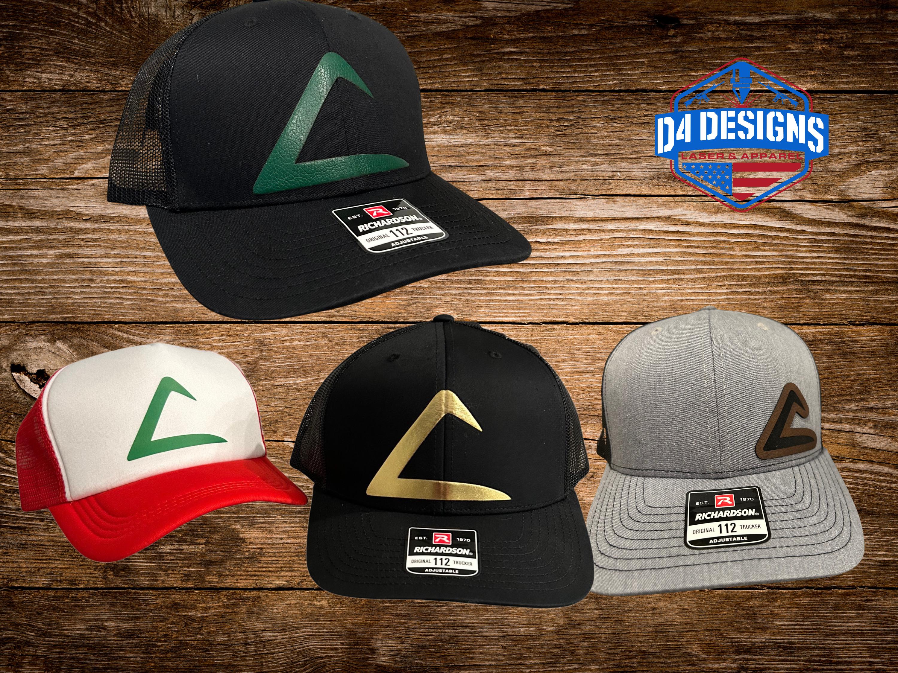 Ash Ketchum Inspired Trucker Hat: Laser Engraved Leather Patch