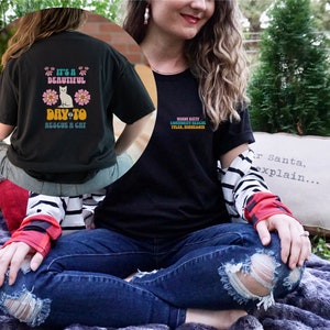 Windy Kitty Community Rescue | It's A Beautiful Day to Rescue A Cat | Animal Adoption Shirt | Pet Rescue Tee | Gifts for Cat Owners