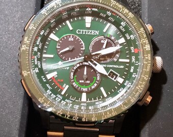 Citizen Eco drive With Rhinestone Studded Dial and 3 Subdials Model 8729 S094038 Etsy
