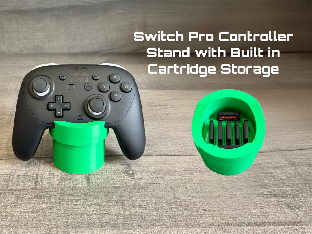 Mario Warp Pipe Nintendo Switch Controller Stand With Hidden Game ...