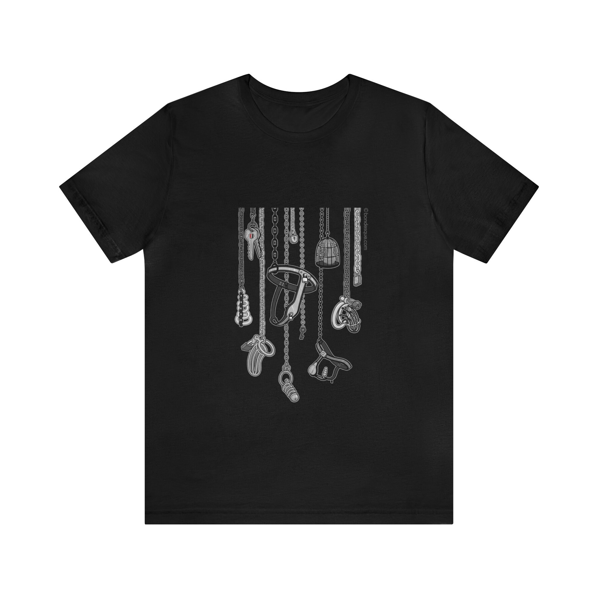 Chastity Cages & Chains Unisex T-shirt, Kinky Adult Fetish Gift - Etsy