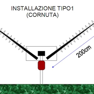 HF balcony ANTENNA lk.23.07.01 3.5-50 Mhz 200W horned portable terrace
