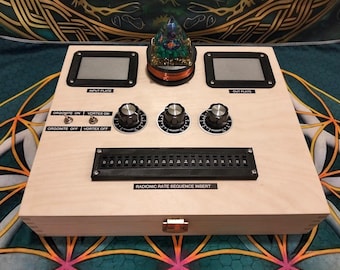Radionics Machine Professional 20 dials Rate orgonite pyramid LK Electronics + list of Radionics Rate LK Electronics RAD20D-3