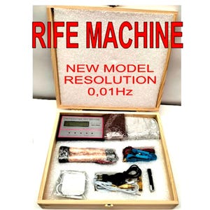 KIT PROFESSIONAL  RIFE Machine   Hulda Clark&#39;s Multi Frequency Zapper with Copper Electrodes Multi Wave Signal Generator