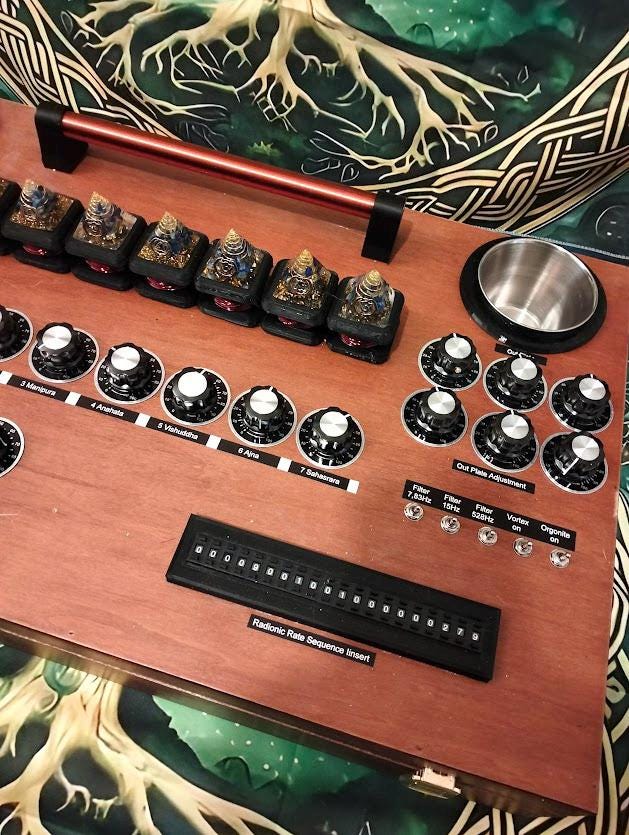 Passive Radionics Machine RAD 5000-A: Chakra Balancing, Orgonite ...