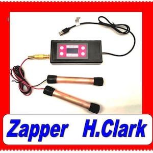 ZAPPER portable Hulda Clark&#39;s Multi Frequency Zapper Copper Electrodes Multi Wave Signal Generator Meditation Relax RIFE LK 21.11.06