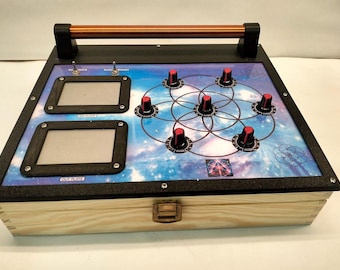 Radionics Machine 7-RATE Passive Sacred Geometry Seed of Life 1 Copper Coil + Orgonite + 3 Lakhovsky Model LK Radionic Seed of Life 1