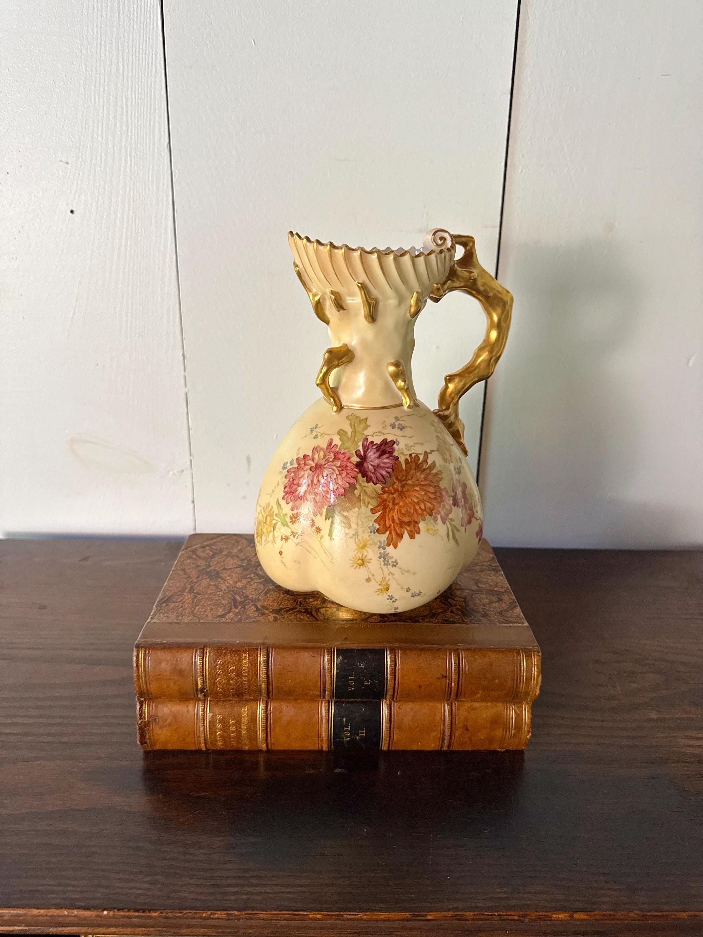 Antique Royal Worcester Porcelain Vase - Etsy