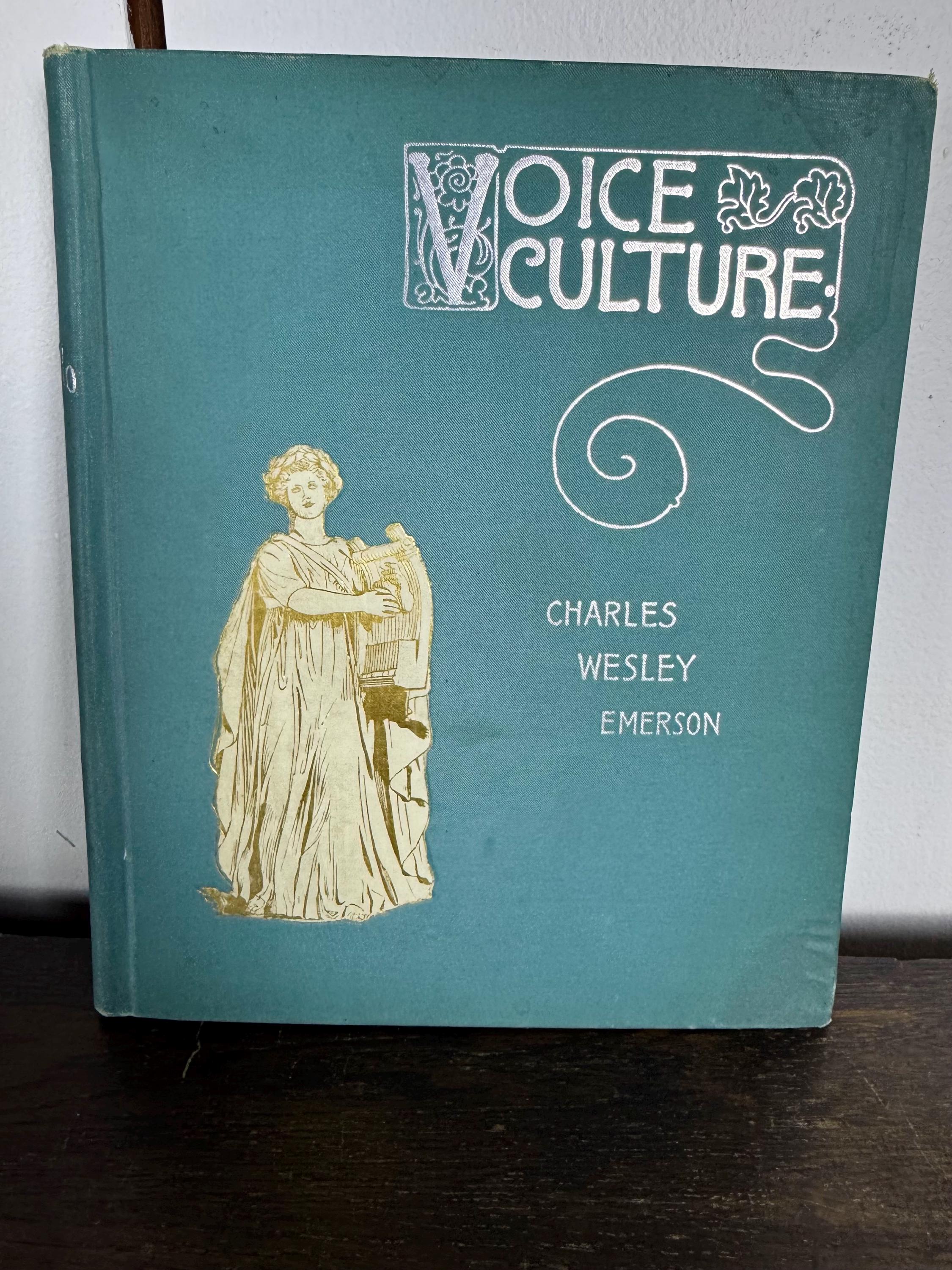 Antique Book “psycho Vox” or “voice Culture” by Charles Wesley