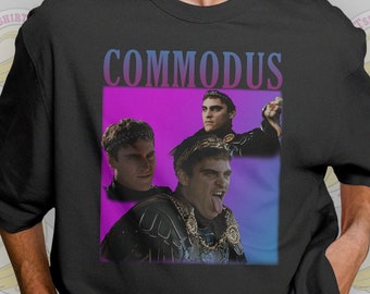 Camiseta Gladiator Commodus Vintage, camisa Commodus, camisa Joaquin Phoenix, Russel Crowe, Ridley Scott, camisa Vintage Unisex