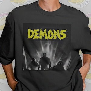 Demons 1985 T-shirt, 80s Horror Shirt, Dario Argento, Lamberto 