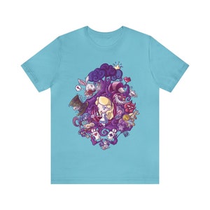 Alice in Wonderland  -  Unisex Jersey Short Sleeve Tee