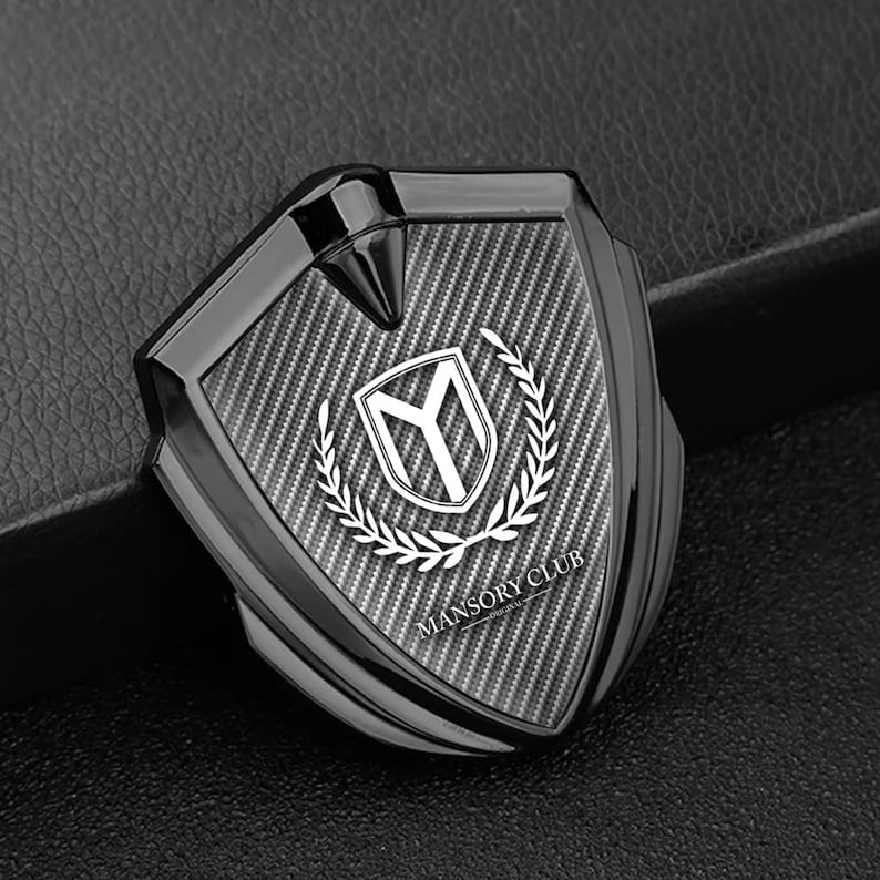 Luxury Club Mansory Selfadhesive Metal Shield Sticker Decal Etsy