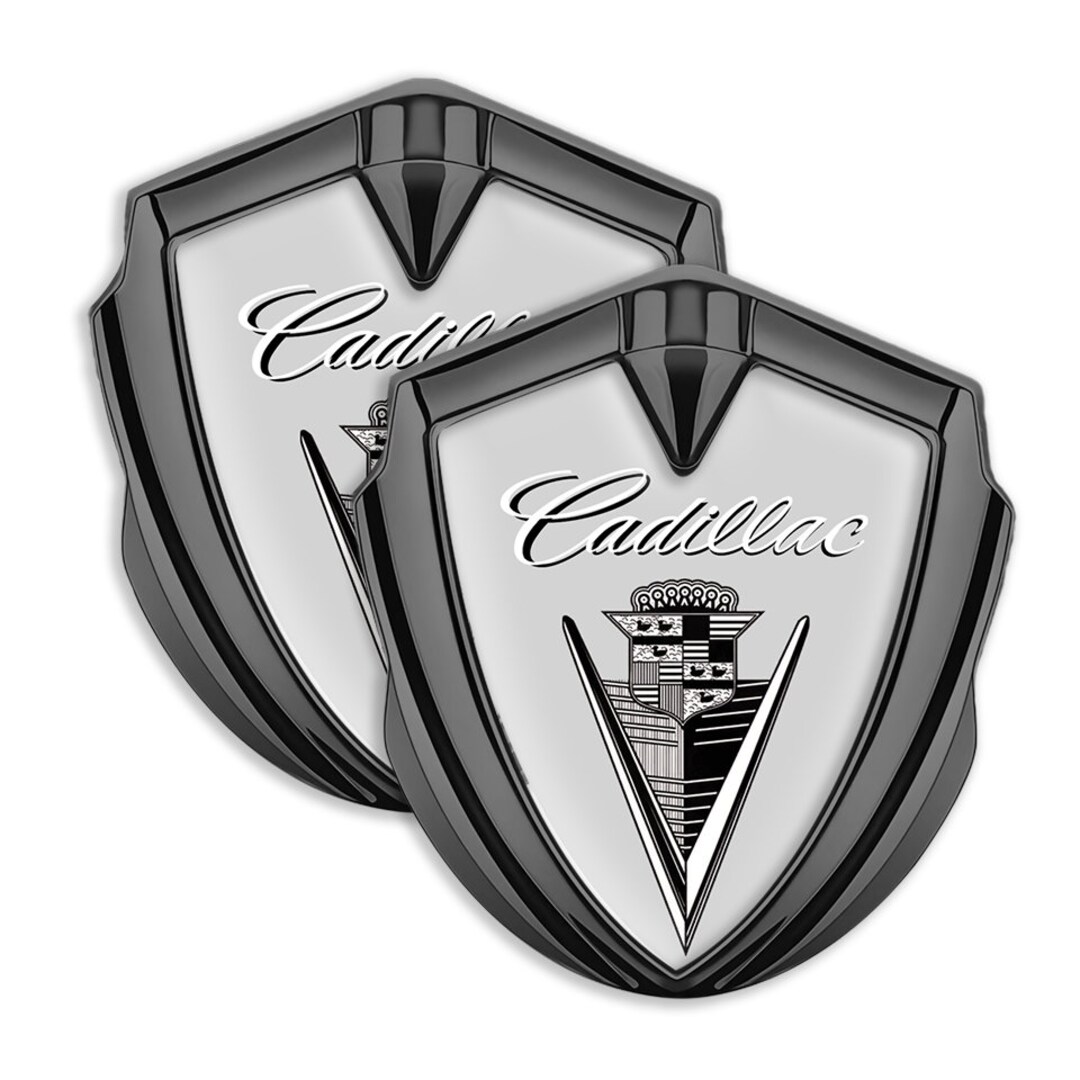 Cadillac Selfadhesive Metal Embelm Shield Sticker Decal for Etsy