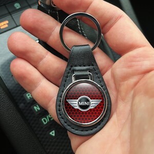 Wing Mini Cooper LOGO Car Key Chain Keychain Key Ring Holder – Carsoda