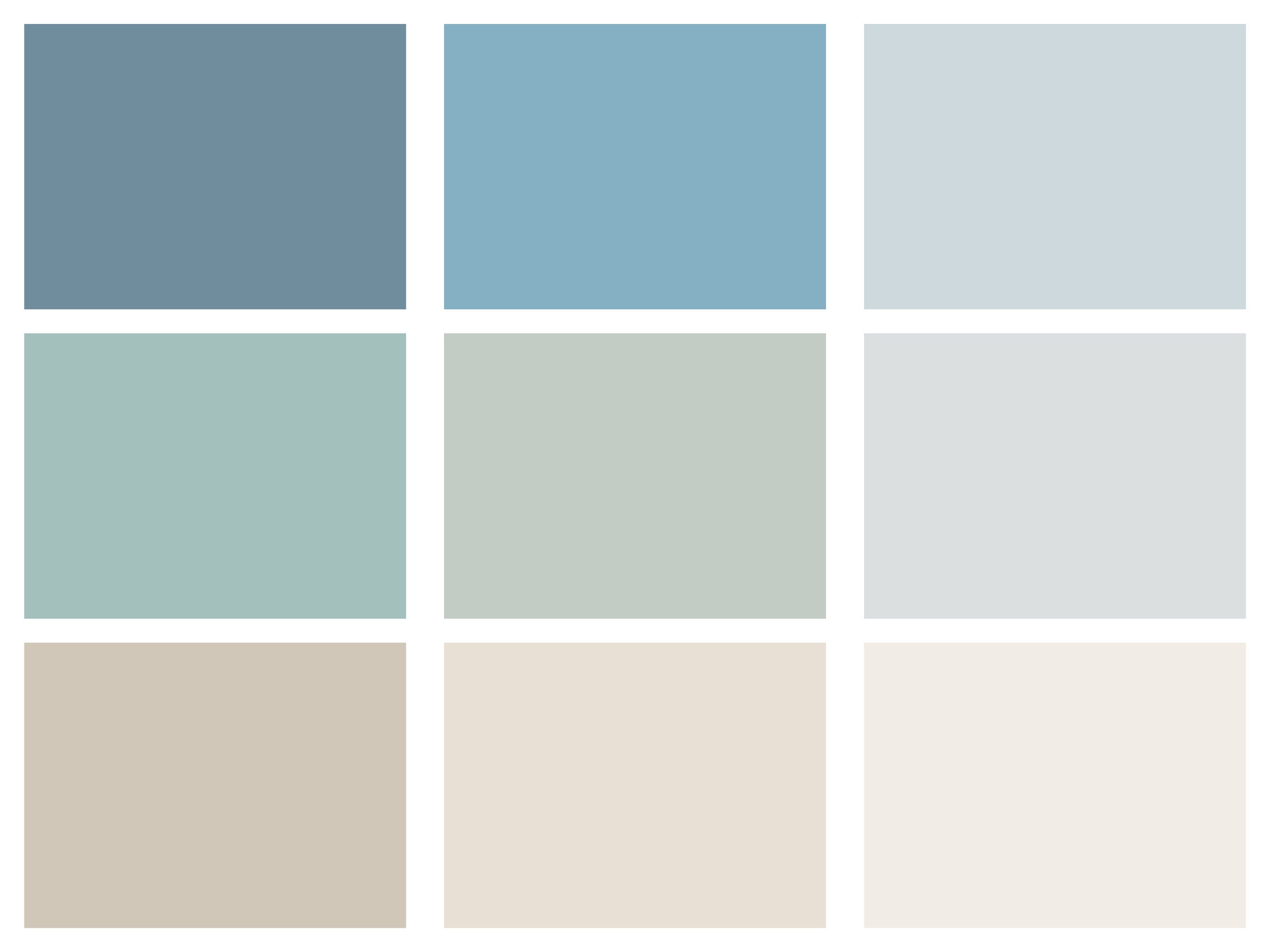 Sherwin Williams Whole House Paint Palette LAKE HOUSE Paint Color Set