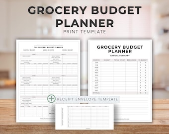 The Grocery Budget Planner Print Template
