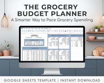 The Grocery Budget Planner Google Sheet Template