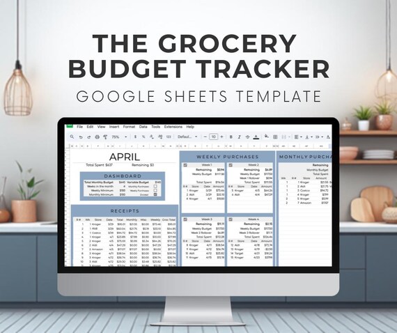 The Grocery Budget Tracker Google Sheet Template