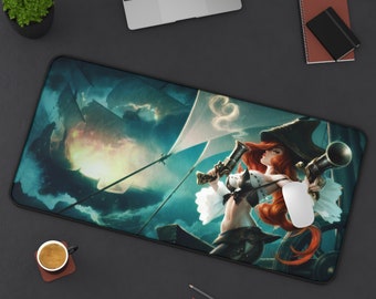 Miss Fortune League of Legends Mouse Pad League of Legends  League of Legends Desk Mat Gamer Room Decor Gift For LoL Gamer Gaming Mouse Pad