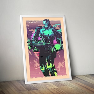 Kayo Valorant Poster Valorant KAY/O Valorant Poster Gamer Room Decor Gift For Valorant Gamer Gift For Boyfriend