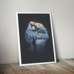 The Last Of Us Poster The Last Of Us Owen at the Aquarium Adventure Print Gaming Poster Gamer Room Decor Gaming Print Gaming Art image 1