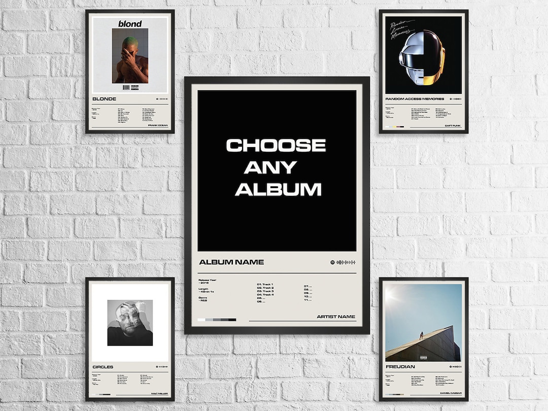 Custom Album Poster Album Cover Posters Request Your Own Album Choice ...
