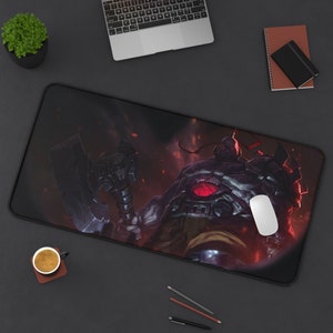 Sion League of Legends Mouse Pad League of Legends  League of Legends Desk Mat Gamer Room Decor Gift For LoL Gamer Gaming Mouse Pad