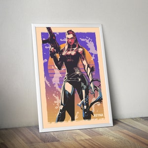 Reyna Valorant Poster Valorant Valorant Poster Gamer Room Decor Gift For Valorant Gamer Gift For Boyfriend